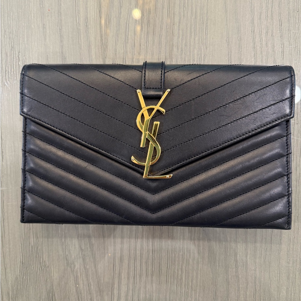 Saint Laurent Envelope Clutch